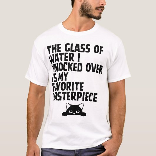 猫が強い Tシャツ (正面)