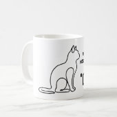 猫が必要なすべて 可愛い猫好き コーヒーマグ コーヒーマグカップ (正面左)