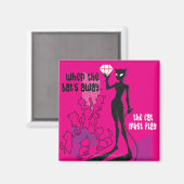 猫が必要遊 マグネット (正面/裏面)