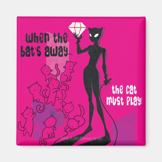 猫が必要遊 マグネット (正面)