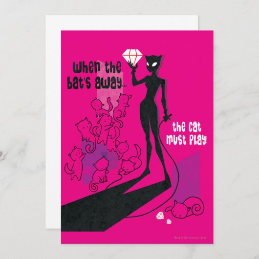 猫が必要遊 招待状 (正面/裏面)