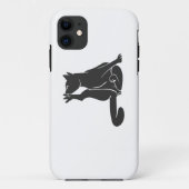 猫が手を洗う – 背景色を選ぶ Case-Mate iPhoneケース (裏面)