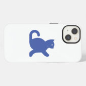猫が挨拶します iPhoneケース (裏面横)