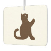 猫が挨拶 カーエアーフレッシュナー (左)