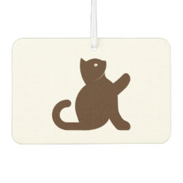 猫が挨拶 カーエアーフレッシュナー