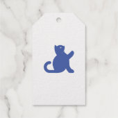 猫が挨拶 ギフトタグ (裏面)