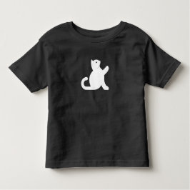 猫が挨拶 トドラーTシャツ