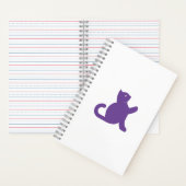 猫が挨拶 ノートブック (内側)