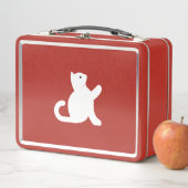 猫が挨拶 メタルランチボックス (インサイチュ)