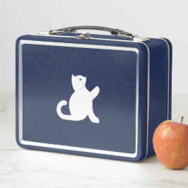 猫が挨拶 メタルランチボックス