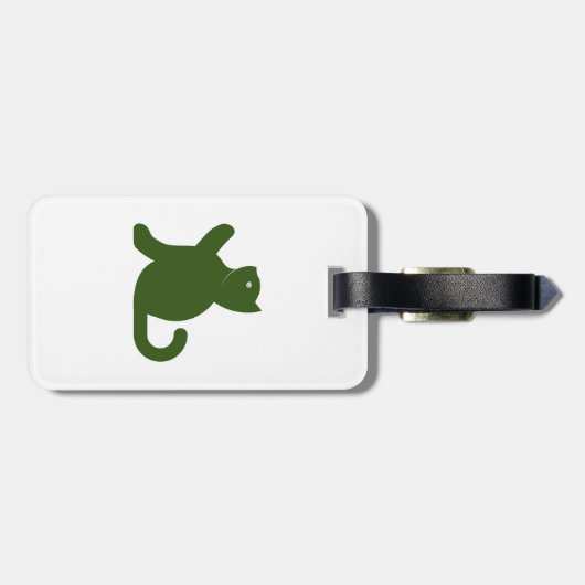 猫が挨拶 ラゲッジタグ (裏面横)