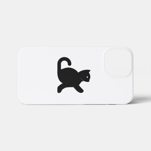 猫が挨拶 iPhoneケース (裏面横)