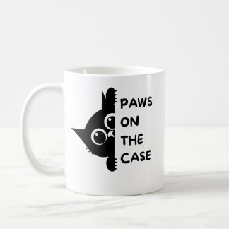 猫が描かれたコーヒーマグ "めっちゃオシャレ!!!"  コーヒーマグカップ