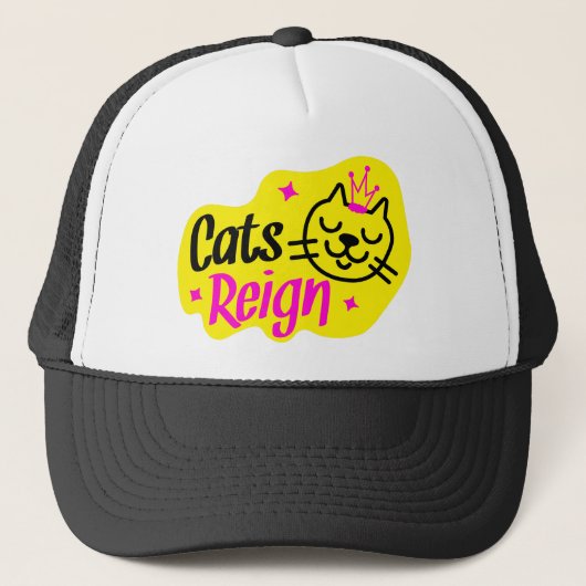 猫が支配する キャップ (正面)