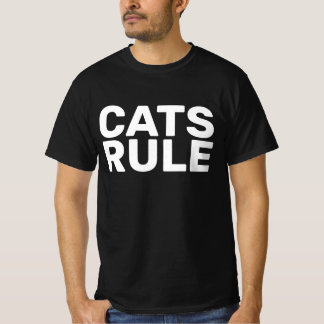 猫が支配する 猫 Tシャツ