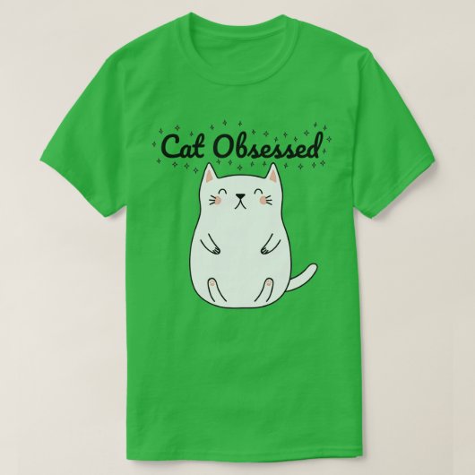 猫が支配する Tシャツ (デザイン正面)
