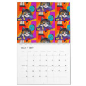 猫が暴れる2023年カレンダー カレンダー (3月 2027)