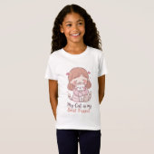 猫が最高の友達のTシャツ Tシャツ (正面フル)