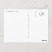 猫が月を見る不思議な世界 ポストカード (裏面)