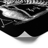猫が本当に思っていること 猫の物理学 科学 おもしろTシャツ ポスター (角)