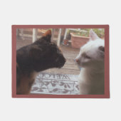猫が来る ドアマット (正面)