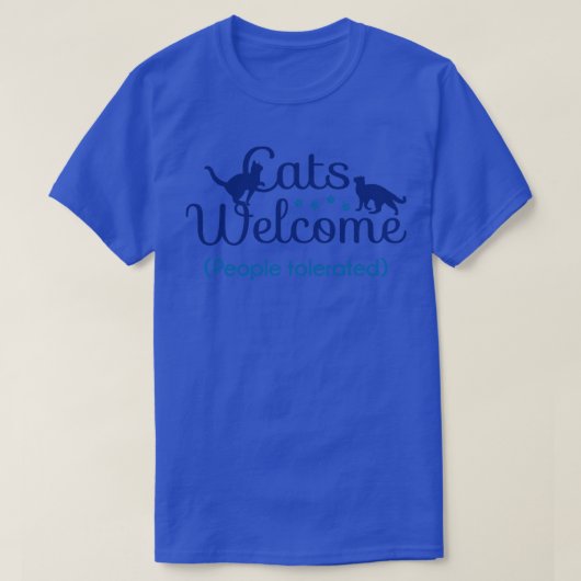 猫が来る Tシャツ (デザイン正面)
