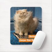 猫が格子の上に マウスパッド (マウス)
