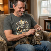 猫が欲しがるものは猫のもの 面白い猫好きグッズ Tシャツ