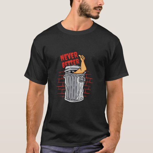 猫が海でサーフィン Tシャツ (正面)