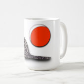 猫が満月に出会う コーヒーマグカップ (正面右)