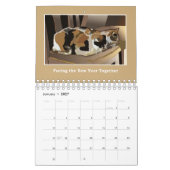 猫が猫になる – カレンダー – 愛が勝つ (1月 2027)
