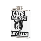 猫が猫を呼び寄せる フラスク (左)