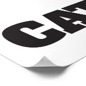 猫が猫を呼び寄せる ポスター (角)