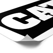 猫が猫を呼び寄せる ポスター (角)