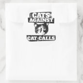 猫が猫を呼び寄せる ラウンドシール (バッグ)