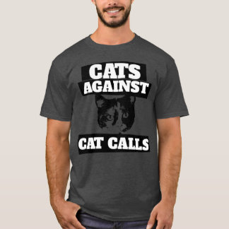 猫が猫を呼び寄せる Tシャツ