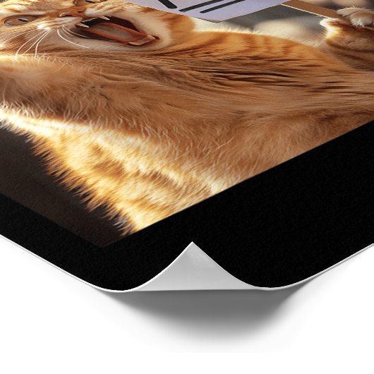 猫が生きる ポスター (角)