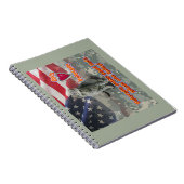 猫が生涯の友退役軍人を採用 ノートブック (右側)