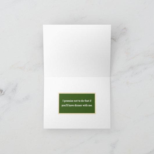 猫が眠り食べ込む カード (内部)