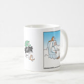 猫が神の光輪を落とす コーヒーマグカップ (正面右)