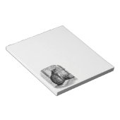 猫が窓辺に座って本を ノートパッド (アングル)