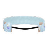 猫が箱に入りミルクが青く滴る アスレチックヘッドバンド (裏面)