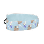 猫が箱に入りミルクが青く滴る アスレチックヘッドバンド (左)