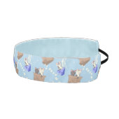 猫が箱に入りミルクが青く滴る アスレチックヘッドバンド (右)