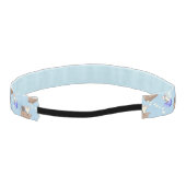 猫が箱に入りミルクが青く滴る アスレチックヘッドバンド (裏面)