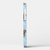 猫が箱に入りミルクが青く滴る Case-Mate iPhoneケース (裏面 / 左)