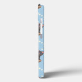 猫が箱に入りミルクが青く滴る Case-Mate iPhoneケース (裏面 / 左)