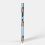 猫が箱に入りミルクが青く滴る SAMSUNG GALAXYケース (右側面)