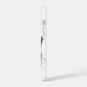 猫が色クリックを選カスタムぶ iPhone 15ケース (左側面)