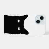 猫が色クリックを選カスタムぶ iPhone 15ケース (裏面横)
